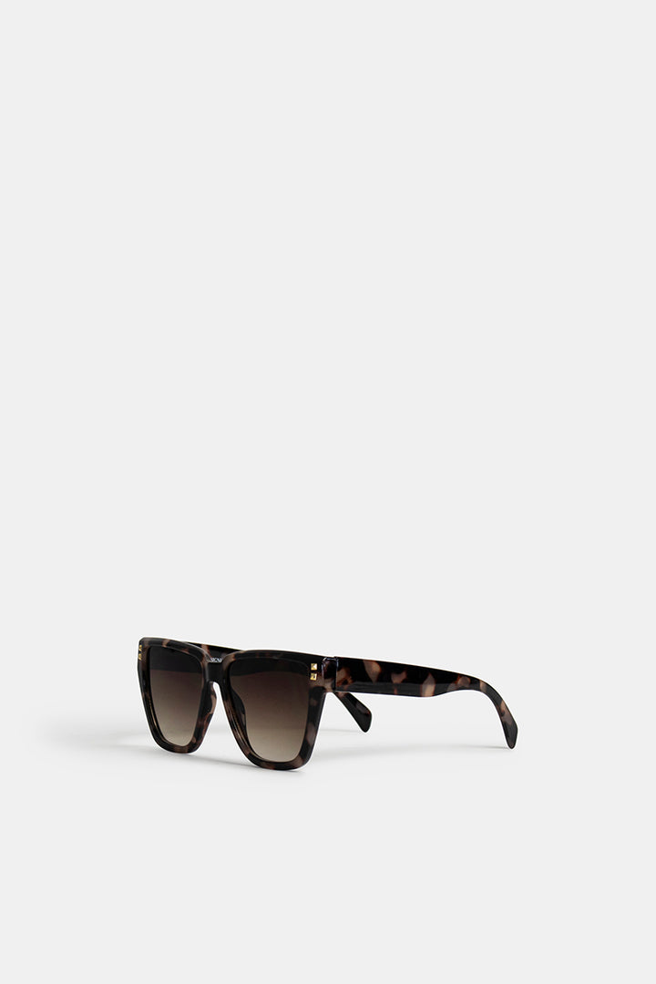 RE:DESIGNED EST 2003 Adela Sunglass Leopard