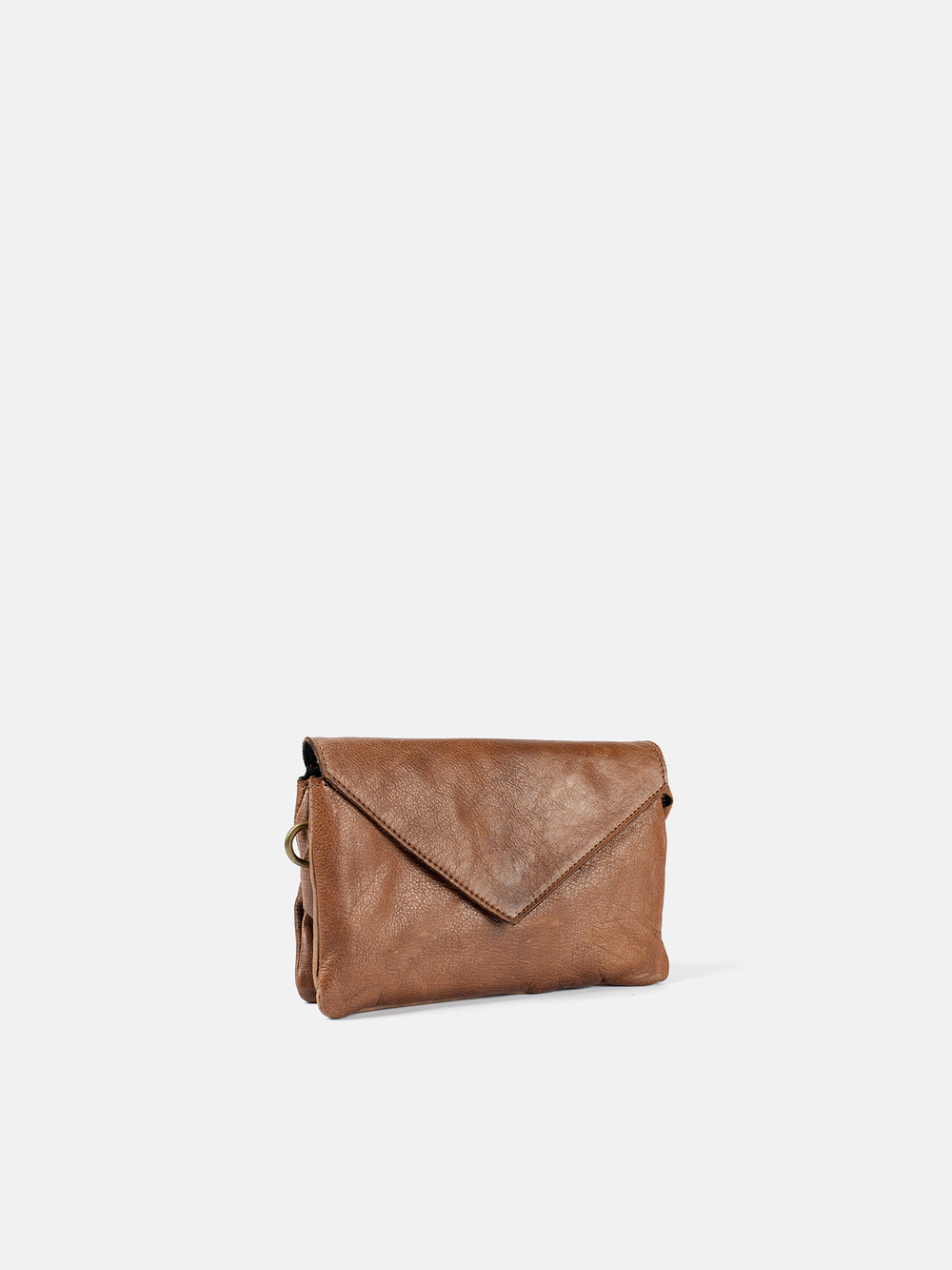 RE:DESIGNED EST 2003 Claire Urban Clutch Walnut