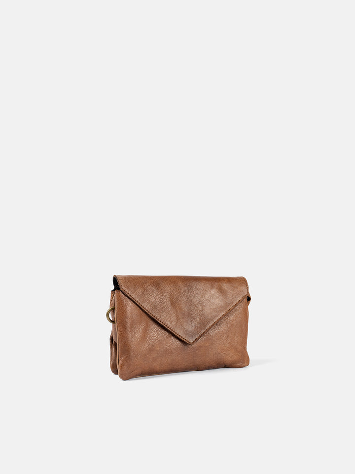 RE:DESIGNED EST 2003 Claire Urban Clutch Walnut