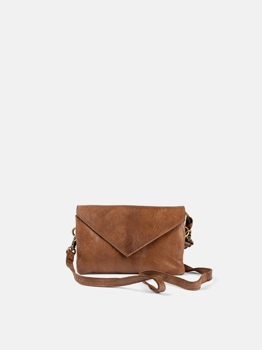 RE:DESIGNED EST 2003 Claire Urban Clutch Walnut