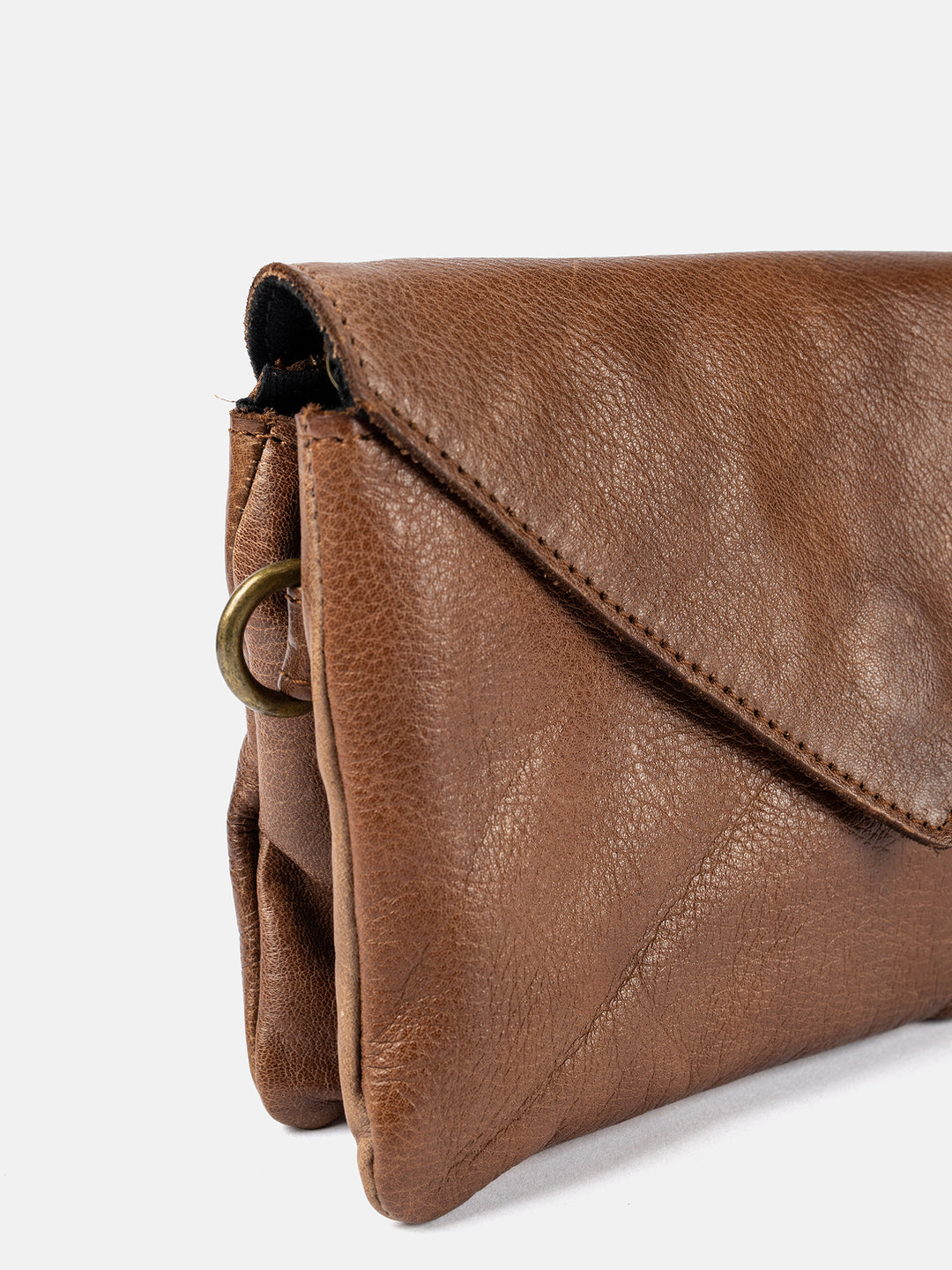 RE:DESIGNED EST 2003 Claire Urban Clutch Walnut