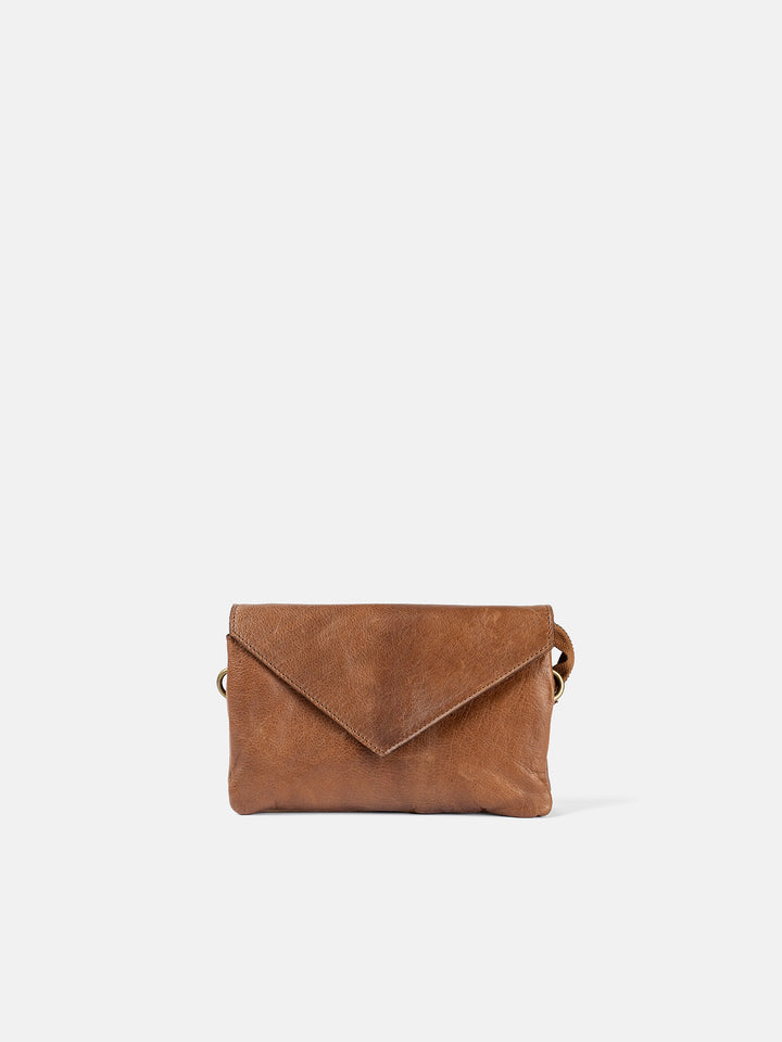 RE:DESIGNED EST 2003 Claire Urban Clutch Walnut