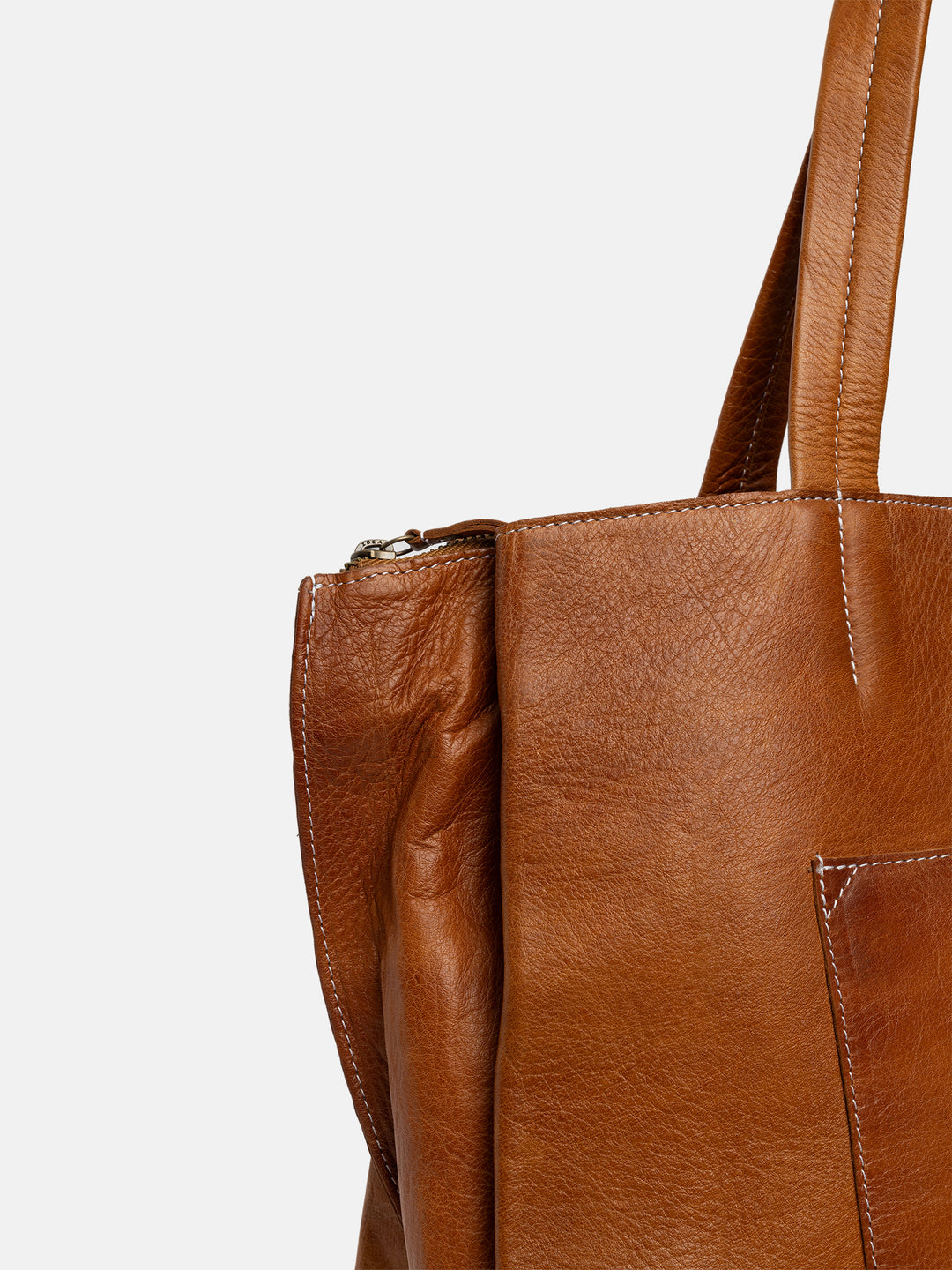 RE:DESIGNED EST 2003 Eliana Work Bag Burned Tan