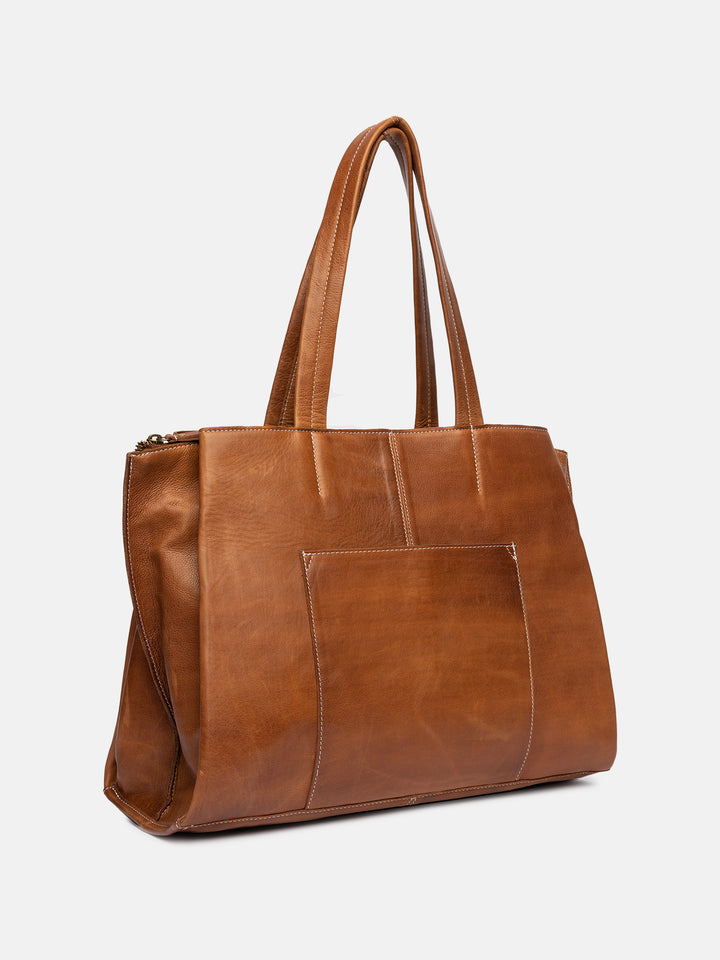 RE:DESIGNED EST 2003 Eliana Work Bag Walnut