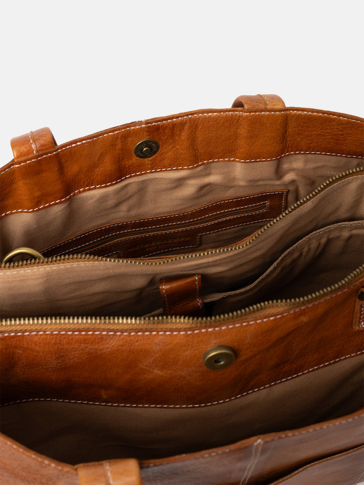 RE:DESIGNED EST 2003 Eliana Work Bag Walnut