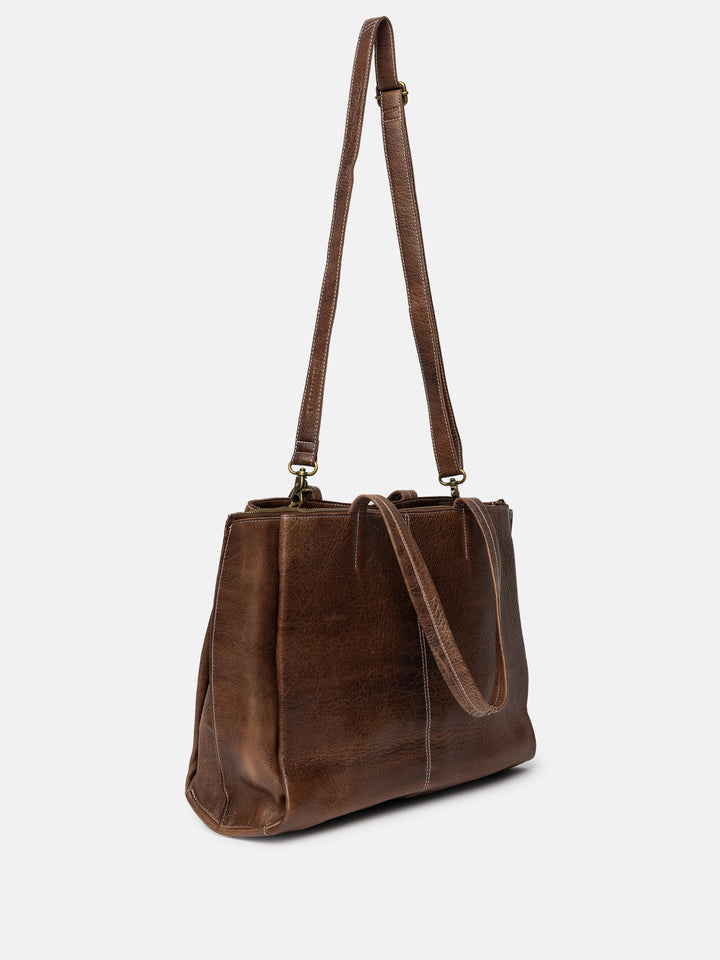 RE:DESIGNED EST 2003 Eliana Work Bag Woodsmoke