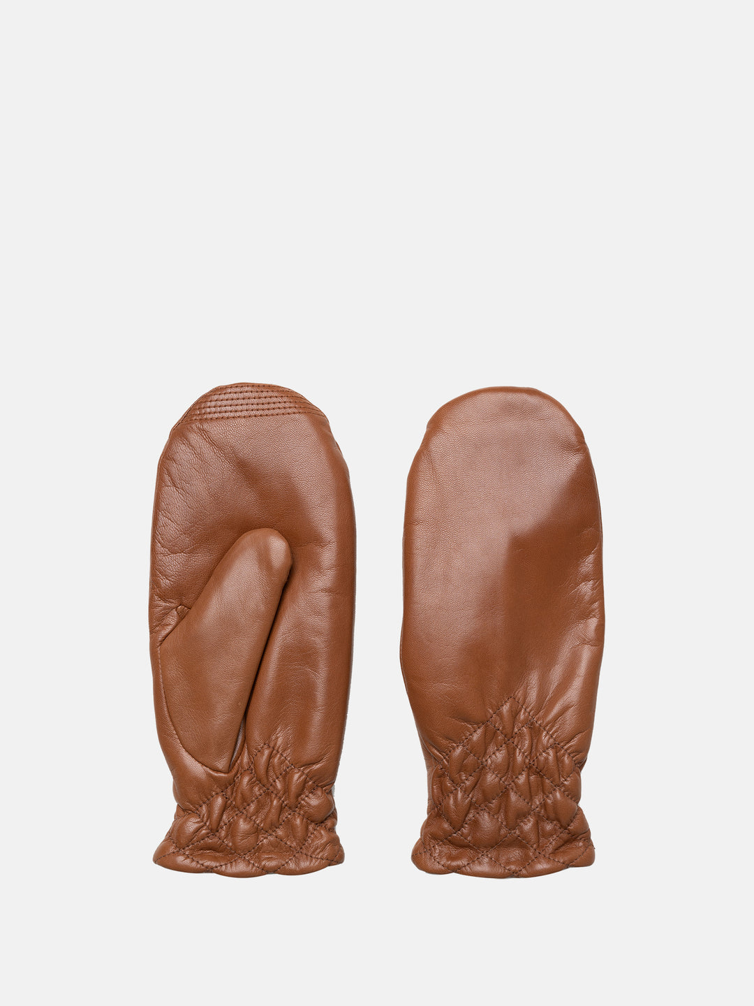 RE:DESIGNED EST 2003 Elke Mitten Gloves Cognac