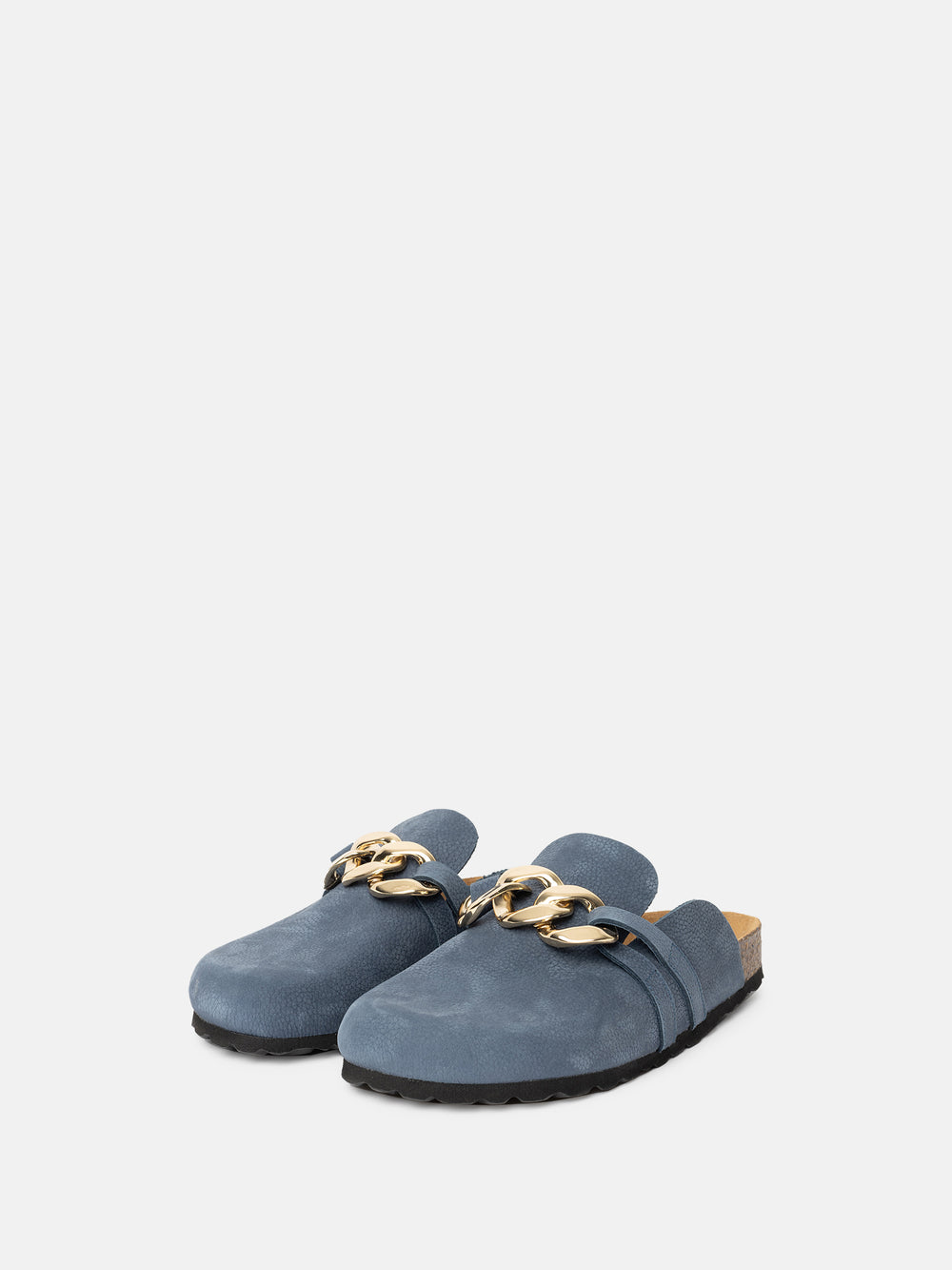 RE:DESIGNED EST 2003 Fenia Nubuck Sandal Denim Blue