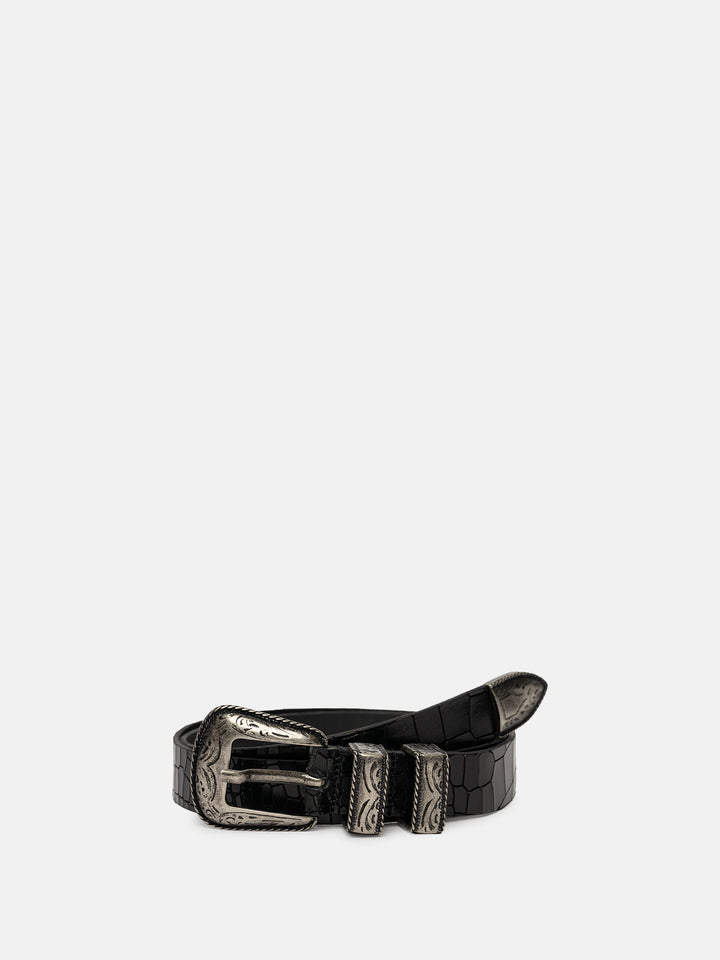 RE:DESIGNED EST 2003 Franceska Belt Black