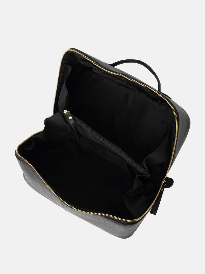 RE:DESIGNED EST 2003 Halima Big Toilet Bag Black/Gold