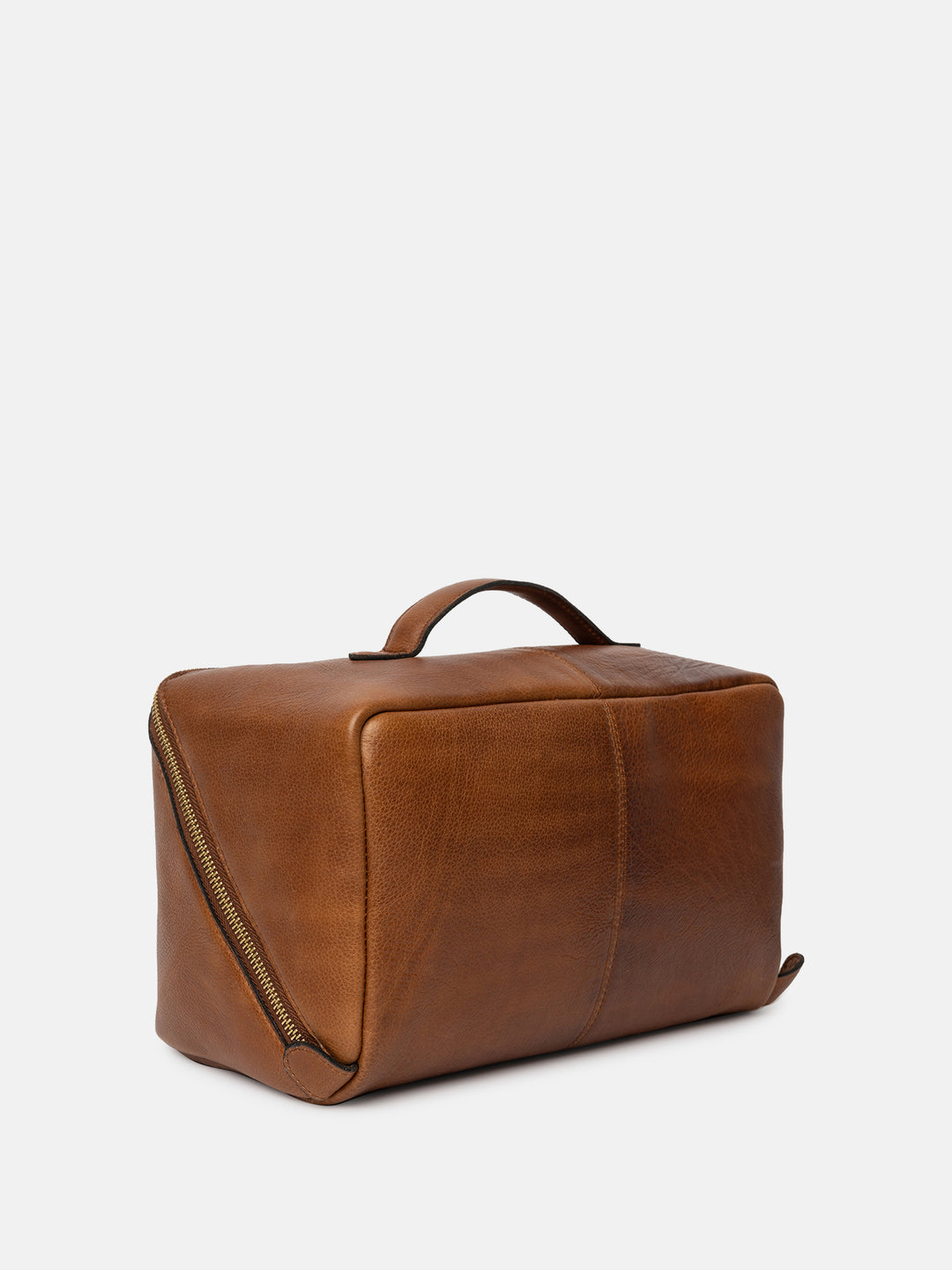 RE:DESIGNED EST 2003 Halima Big Toilet Bag Walnut/Gold