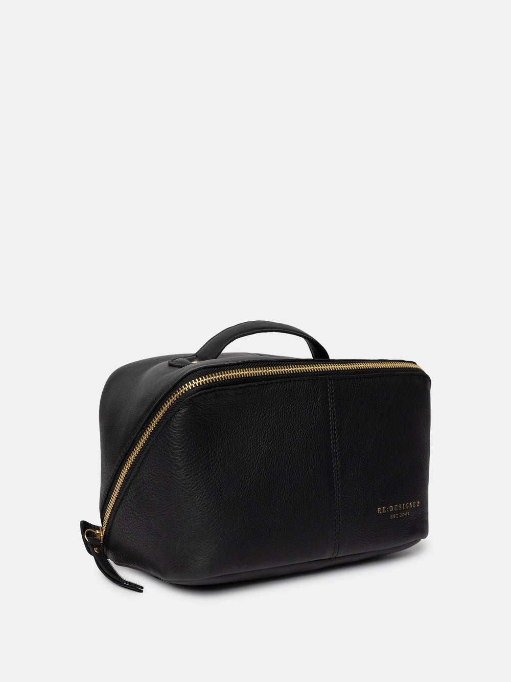 RE:DESIGNED EST 2003 Halima Small Toilet Bag Black/Gold