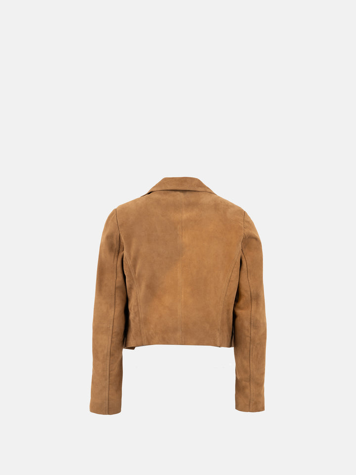 RE:DESIGNED Garment Havyn suede Jacket Cognac