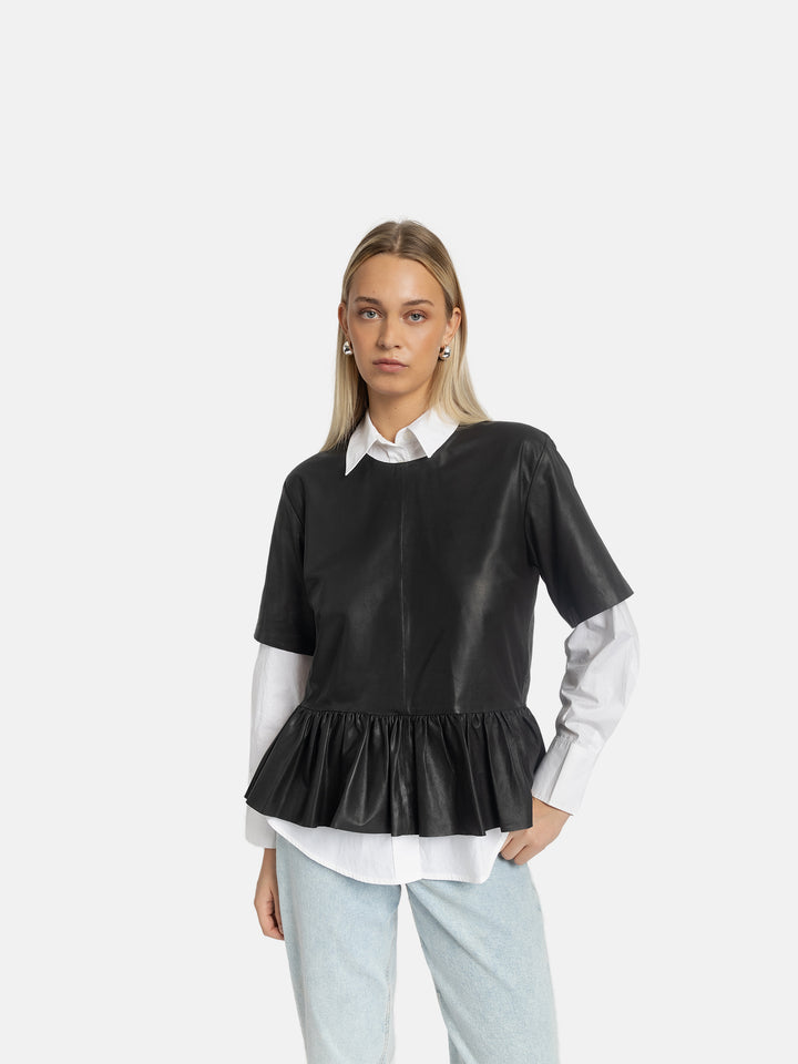 RE:DESIGNED Garment Hawa Top Black