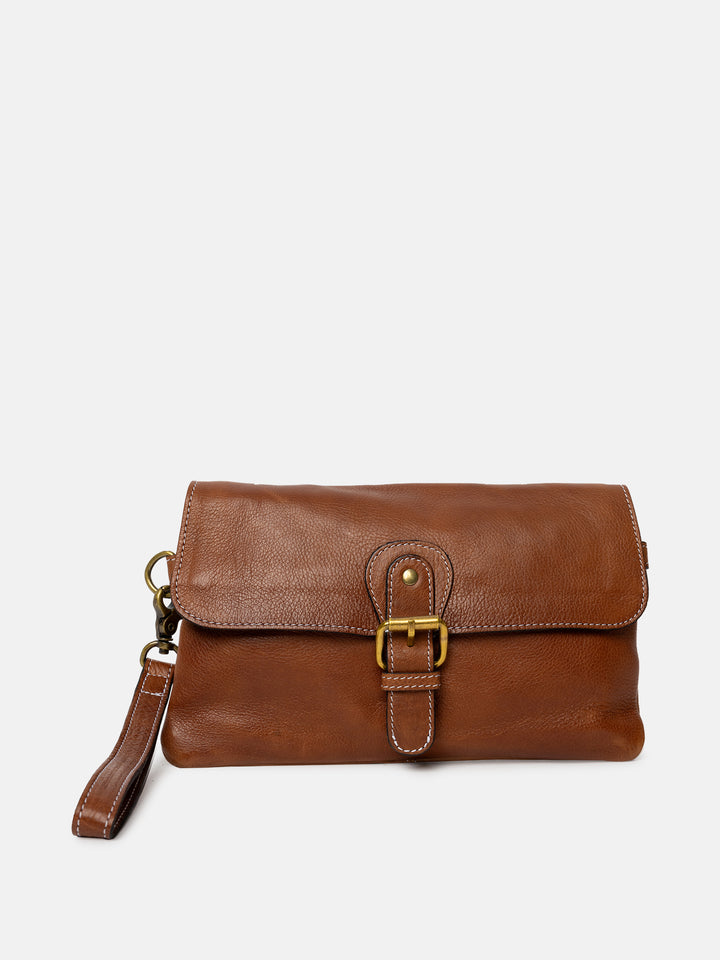 RE:DESIGNED EST 2003 Jodi Clutch Clutch Walnut