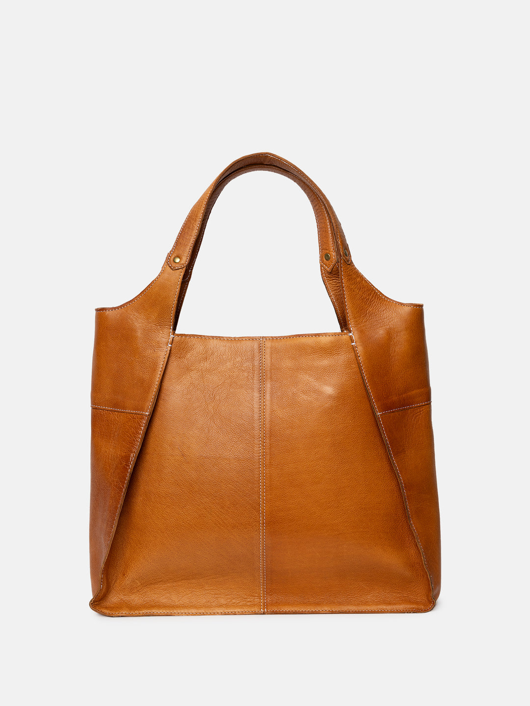 RE:DESIGNED EST 2003 Jona Small Shopper Burned Tan