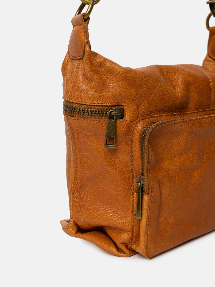 RE:DESIGNED EST 2003 Lula Big Shoulder bag Burned Tan