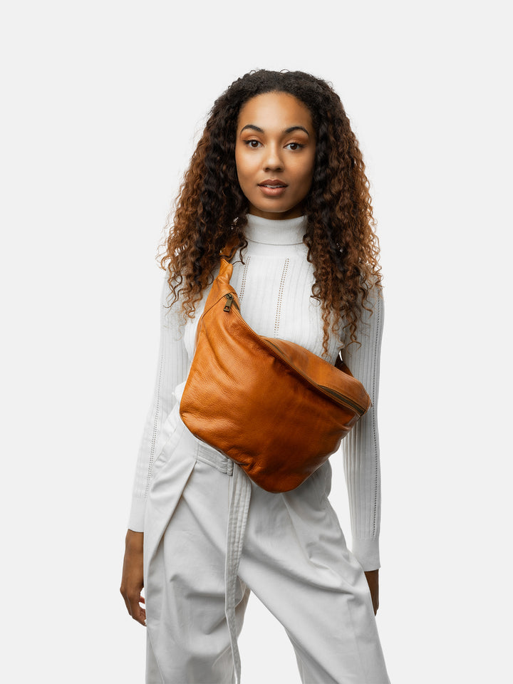 RE:DESIGNED EST 2003 Merla Urban Bumbag Burned Tan